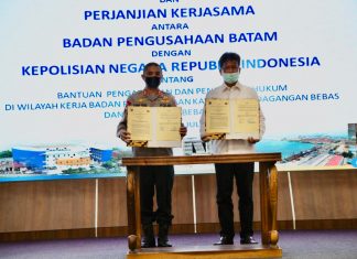 Jaga Keamanan Aset, BP Batam Teken MoU Bersama Polri dan Polda Kepri