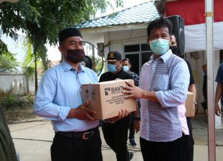 BP Batam Serahkan Bantuan Sembako di Kecamatan Batu Ampar