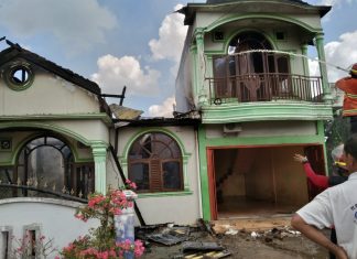 Rumah Warga Pangkalan Kerinci Hangus Terbakar Di Perhitungkan Kerugian Ratusan Juta