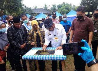 Walikota Tanjungpinang Hj Rahma S.Ip menyambut baik kedatangan menteri dan rombongannya