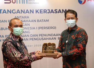 Penandatanganan Perjanjian Kerja Sama antara BP Batam dengan PT Pelindo I (Persero)