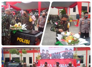 HUT KE-75 Korps Brimob Polri di Mako Sat Brimob Polda Kepri