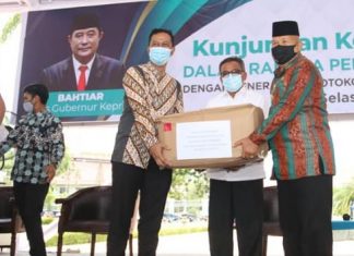 24 Ribu Masker Disalurkan ke 12 Kecamatan di Kota Batam