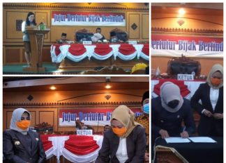 DPRD Tanjungpinang Gelar Paripurna Pengesahan Ranperda APBD-P TA 2020 Menjadi Perda