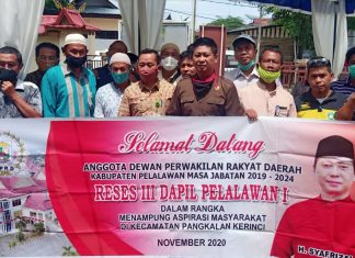 Anggota DPRD Pelalawan Davil I Jemput Bola