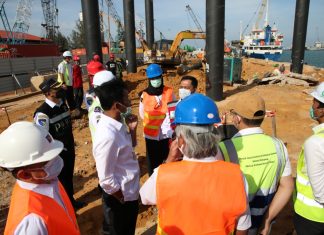 Kepala BP Batam Tinjau Pelaksanaan Pembangunan Infrastruktur Jalan dan Pelabuhan