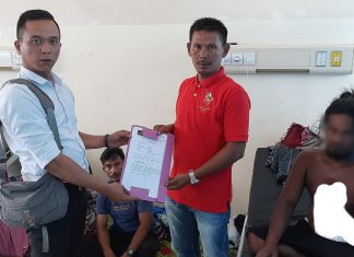 YLBH AKA Nagan Raya Dampingi Korban Pembacokan di Darul Makmur