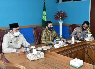 Rakor Penanganan Karhutla Kabupaten Natuna Tahun 2021