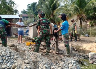 Pgs Kapendam I/BB motivasi & semangat kebersamaan satgas TMMD -110
