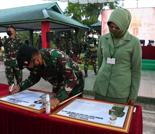 Pangdam I/BB Mayjen TNI Hasanuddin SIP,MM Kunjungi Markas Batalyon Raider 136 / Tuah Sakti