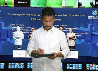 Kepala BP Batam Tandatangani KPI Dalam Rakor BLU 2021