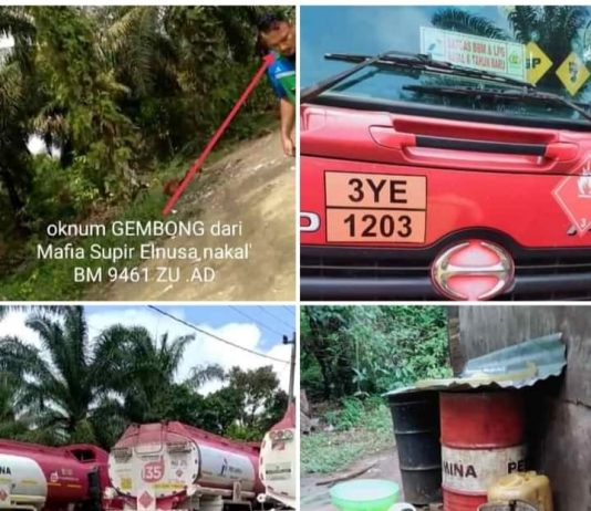Manalu Big Bos penampung Minyak Solar Subsidi ,Supir Truk El Nusa melecekan Istri Wartawan