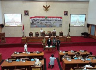 Rapat Paripurna Ke 7 DPRD Kota Batam Masa Persidangan II Tahun 2021