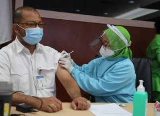 BP Batam Laksanakan Vaksinasi Untuk Pegawai