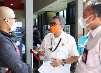 Kepala Otban Tinjau Kesiapan Bandara Hang Nadim Batam untuk Gunakan GeNose