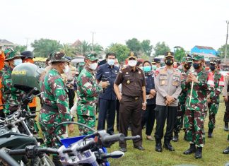 Pastikan Kesiapan Peralatan, Pemprov Sumsel Ikuti Kegiatan Penanggulangan Karhutla