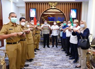 Herman Deru Terima Audiensi Komisioner KPU Sumsel