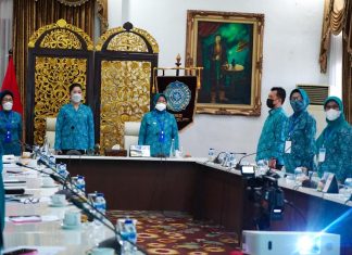 TP PKK Sumsel Ikuti Webinar Cerdas Kelola Ekonomi Keluarga di Masa Pandemi Covid-19