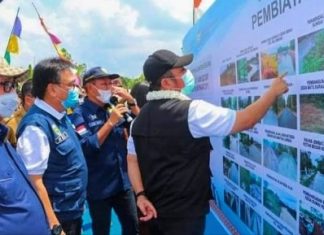 Gubernur HD Resmikan Infrastruktur Bangub 2019-2020 di Kabupaten Muara Enim