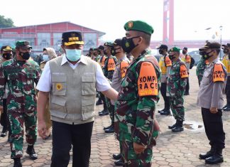 Gubernur Sumsel Pimpin Apel Kompi Tracer dan Vaksinator COVID-19