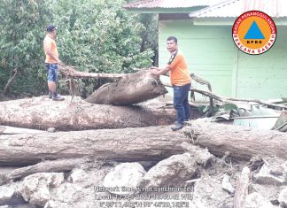 Banjir Bandang Terjang Desa Banjar Banjar Lancat Kec Panyabungan Timur