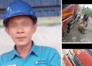Supir Mobil Tangki ABKS Merah Putih Kencing Di Sekitar Kota Pekanbaru