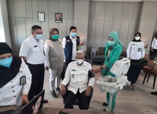 Wagub Sumsel Lakukan Vaksinasi Covid-19 Dosis Kedua di RSUD Siti Fatimah