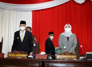 MY Hadiri Rapat Paripurna XXVIII DPRD Sumsel Senin, 26 April