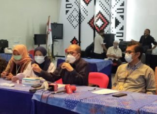 PT. Kimia Farma Diagnostik melakukan Konsfrensi Pers terkait dugaan penggunaan tes antigen dengan alat bekas di Bandara Kualanamu