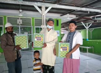 Ramadan 1442 H, BKDI Serahkan Bingkisan Ramadan kepada Imam Masjid dan Marbot