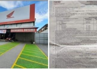 Diduga Kuat Dua Orang Pihak Lesing Bank Mandiri dan Dealer Honda Jalan Durian Tipu Masyarakat