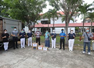 BP Batam Terima Bantuan untuk Pasien OTG Covid-19 dari Yayasan Buddha Tzu Chi Batam