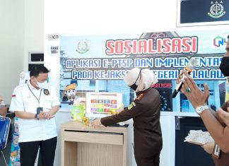 PTSP Kejaksaaan Negeri Pelalawan Riau Meluncuran Layanan E-PTSP Berbasis Online