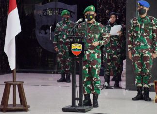 Pangdam I /BB Pimpin Acara Pelepasan Alih Tugas Satuan