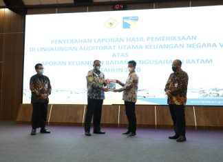 BP Batam Raih Opini WTP Lima Kali Berturut-turut