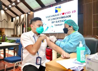 BP Batam Tuntaskan Vaksinasi Covid-19 Dosis Dua bagi Pegawai