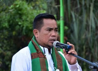 Bupati Pelalawan Resmikan Pembangunan Jembatan Desa Tambak Dengan Desa Sotol