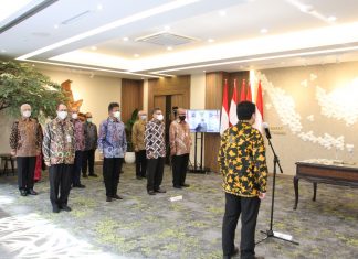 Menko Perekonomian RI Lantik Anggota Bidang Kebijakan Strategis BP Batam