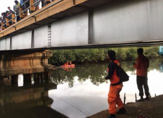 Rina Diterkam Buaya, Tim SAR Sisir Sungai Dekat Jembatan 1 Toapaya Bintan