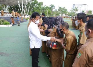 Halal Bihalal Usai Cuti Bersama, Rudi Pastikan Seluruh Layanan Pemko Batam Kembali Normal