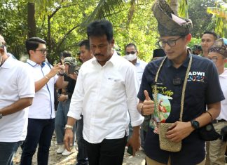 Bersama Menparekraf, Kepala BP Batam Kunjungi Desa Wisata Mangrove di Nongsa