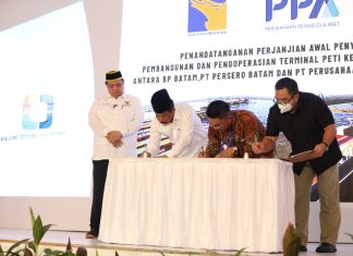 Investasi Total 11 Triliun, Kepala BP Batam Teken Komitmen Pengembangan Batam Sisi Darat, Laut dan Udara