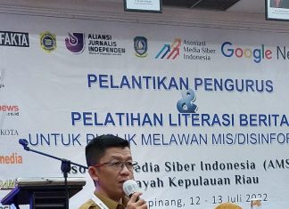 Kadiskominfo Kepri Ajak Jurnalis Perangi Hoaks