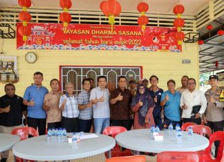 Gubernur Ansar Pastikan Pembangunan Jalan Tidak Merusak Keaslian Vihara Dharma Sasana