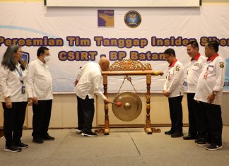 Peresmian Tim Tanggap Insiden Siber CSIRT – BP Batam