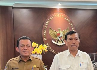 Ansar dan Luhut Bahas Penambahan Investasi KEK Galang Batang