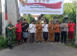 Dusun Sema Agung Didaulat Jadi Kampung Pancasila