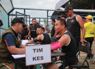 Kemampuan Fisik Anggota Kodim Lamongan Masuki Tahap Uji