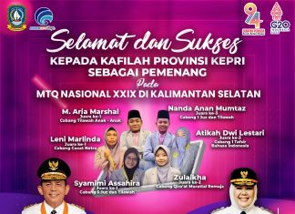 MTQ Nasional Ke XXIX, Kepri Terbaik Ke-7