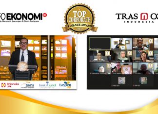 INFOEKONOMI.ID dan TRAS N CO INDONESIA Sukses Gelar Anugerah TOP CORPORATE FINANCE AWARD 2022